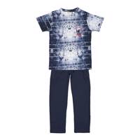 لباس راحتی پسرانه هشتگ مدل 5676 Hashtag 5676 Sleep Wear For Boy
