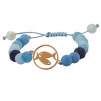 دستبند نوژین مدل اسفند آبی Nozhin Blue Esfand Bracelet