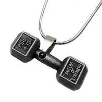 گردنبند کیوسک گالری طرح دمبل مدل M24