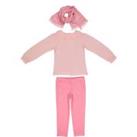 ست دخترانه منا رزا مدل 15167 Monna Rosa 15167 Baby Girl Shirt