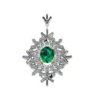 آویز طلا اونیکست مدل Emerald 1532 Onixset 1532 Emerald Gold Pendant