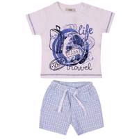 ست لباس پسرانه سیکابی مدل 7586 CiKOBY 7586 Boy Clothes Set