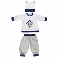 ست لباس پسرانه گایه مدل 415Gray Gaye 415Gray Boy Clothing Set