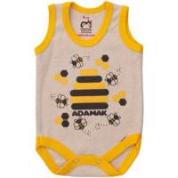 زیر دکمه دار رکابی آدمک مدل Bee Adamak Bee Under Button Singlet