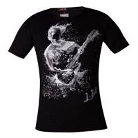 تیشرت آستین کوتاه مردانه لایقی طرح Electronic Guitar