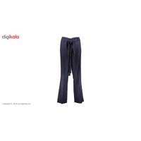 شلوار زنانه دمپا گشاد پارچه ای سرمه ای مدل 231 Dorsa Tanpoosh 12 Trousers For Women