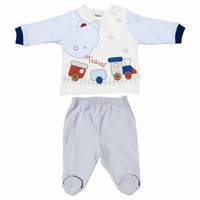 ست لباس پسرانه تیتون مدل 117184Blue Twetoon 117184Blue Boy Clothing Set