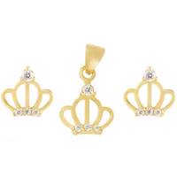 نیم ست طلا 18 عیار رزا مدل SG23 Rosa SG23 Gold Half Set
