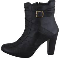 نیم بوت زنانه چرم طبیعی شهر چرم مدل 1-39177 - LC 39177-1 Half Boot For Women