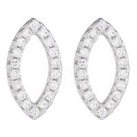 گوشواره نقره اقلیمه کد EN6 - eghlimeh EN6 silver earring