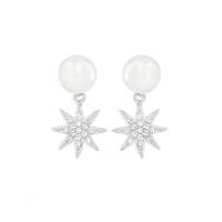 گوشواره نقره اقلیمه کد EN5 - eghlimeh EN5 silver earring