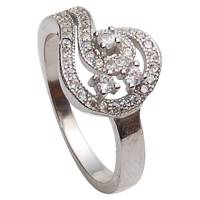 انگشتر نقره شهر جواهر مدل SJ-SR073 Shahrejavaher SJ-SR073 Silver Ring