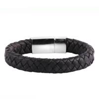 دستبند چرمی آتیس کد I1200SLVBL Atiss I1200SLVBL Leather Bracelet