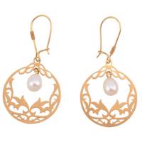 گوشواره طلا 18 عیار سپیده گالری کد SE0001 Sepideh Gallery SE0001 Gold Earrings