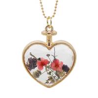 گردنبندشیشه ای لوکسین طرح قلب مدل N597 Loxin Glass Heart N597 Necklace