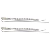 سنجاق سر مارنا گالری مدل B689 Silver بسته دو عددی Marena Gallery B689 Silver Hairpin Pack of 2