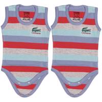 ست زیر دکمه دار رکابی پوشیران مدل Lacoste بسته 2 عددی Pooshiran Lacoste Under Button Singlet Set Pack Of 2