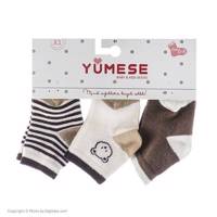 جوراب سه عددی یومسه مدل 37263 Yumese 37263 Socks