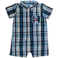 لباس سرهمی یو اس پلو مدل 1038BL US Polo 1038BL Patch Clothes