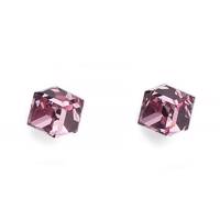 گوشواره میخی الیور وبر مدل کوبو 21015-223 Oliver Weber Cubo 21015-223 Rose crystal Earring