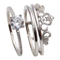 حلقه و پشت حلقه نقره شهر جواهر مدل SJ-SR078 Shahrejavaher SJ-SR078 Silver Ring