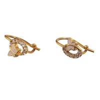 گوشواره طلا 18 عیار گالری آمانژ مدلD207