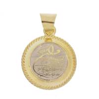 آویز گردنبند طلا 18 عیار رزا مدل N161 Rosa N161 Gold Necklace Pendant Plaque