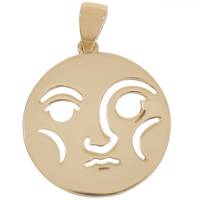 آویز گردنبند طلا 18 عیار زرین مدل AB85 Zarin AB85 Gold Necklace Pendant