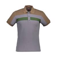 پولوشرت مردانه سیمپل مدل 242brown-light grey-green simplewears