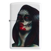 فندک زیپو مدل 29400 Day Of The Dead Lady Tattoo Zippo Day Of The Dead Lady Tattoo 29400 Lighter