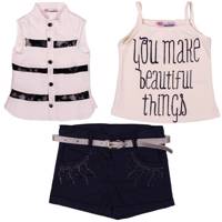 ست لباس دخترانه KTS مدل 4493 - KTS 4493 Girl Clothing Set