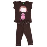 ست لباس دخترانه بنتون مدل 2-1496 Benetton 1496-2 Baby Girl Clothing Set