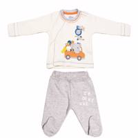 ست لباس پسرانه عزیز به به مدل 2687 Aziz Bebe 2687 Boy Clothing Set