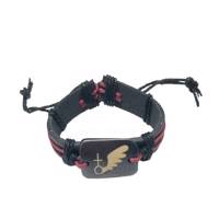 دستبند چرمی الفین مدل el02037 Elfin el02037 Leather Bracelet