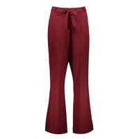 شلوار دمپا گشاد کمرکش زنانه زرشکی مدل 233 233Womenes Slipknot Trousers