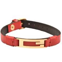 دستبند چرمی کهن چرم طرح گوچی مدل BR94-2 - Kohan Charm Gucci BR94-2 Leather Bracelet