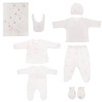 ست لباس نوزادی کارامل مدل ZK2400 Caramell ZK2400 Baby Clothes Set