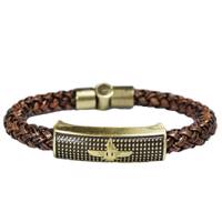 دستبند چرمی گالری پاپیلون مدل 02