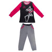 تی شرت و شلوار دخترانه پی جامه مدل 665 T-Shirt And Shorts For Girls Pijame 665