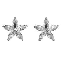 گوشواره میخی الیور وبر مدل Flor Rhod Crystal 22159 Oliver Weber Flor Rhod Crystal 22159 Earring