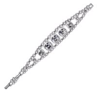 دستبند کریستال الیور وبر مدل 2864 Bracelet Snug rhod. crystal