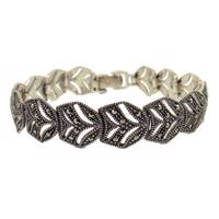 دستبند نقره تاج گوهر مدل TG271