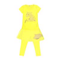 ست تی شرت و شلوارک دخترانه مزون الیها مدل 105 Mezon Eliha 105 T-Shirt And Short Pants For Girls