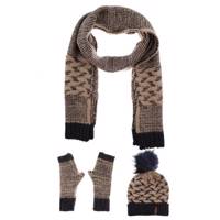ست کلاه، شال و دستکش زنانه فونم مدل 3072 Fonem 3072 Hat Scarf and Gloves Set For Women