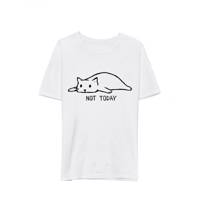 تی شرت ماسادیزان مدل گربه بی حوصله کد 240 - Masa Design Tshirt Bored Cat 240