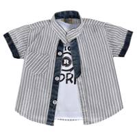 ست پیراهن و تاپ پسرانه نیروان طرح پدرام کد 4