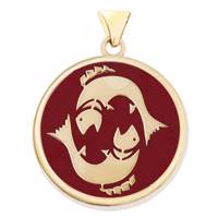 آویز گردنبند طلا 18 عیار مرجان مدل 0123 Marjan 0123Gold Necklace Pendant Plaque