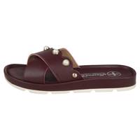 صندل زنانه مسعود مدل 2725 زرشکی Masoud 2725 Sandals For Women