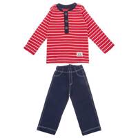 ست لباس پسرانه آدمک مدل 1155011R Adamak 1155011R Baby Boy Clothing Set