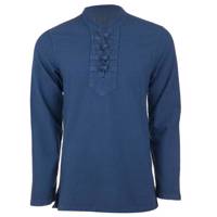 پیراهن آندیا مدل چهارگره آبی Andya Long Sleeve Shirt For Men